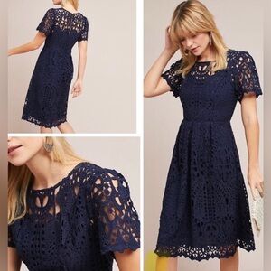 NWT Anthropologie Eli +Ali Midi Dress